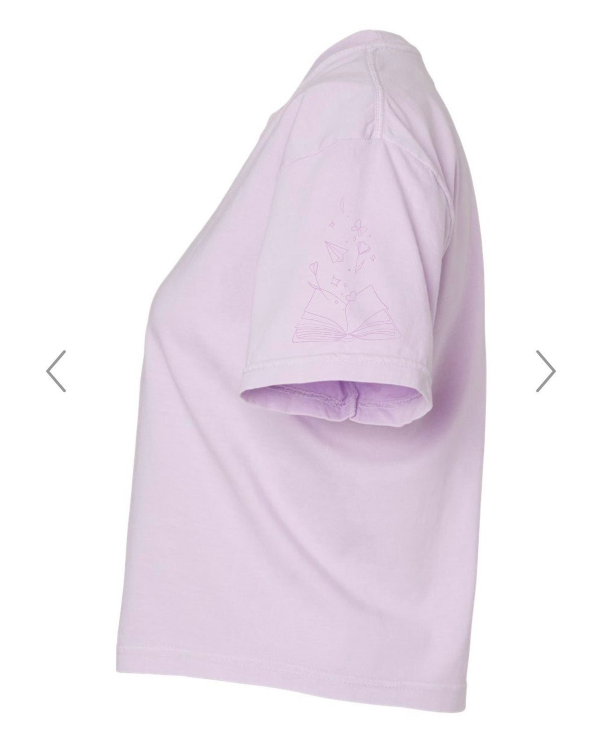 It's a Love Story Books T-Shirt (Lavender Haze)