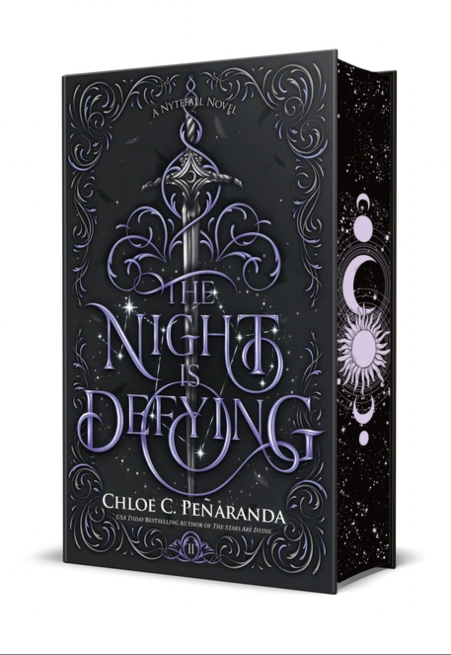 The Night Is Defying - (Nytefall Trilogy) by Chloe C Peñaranda (Hardcover)