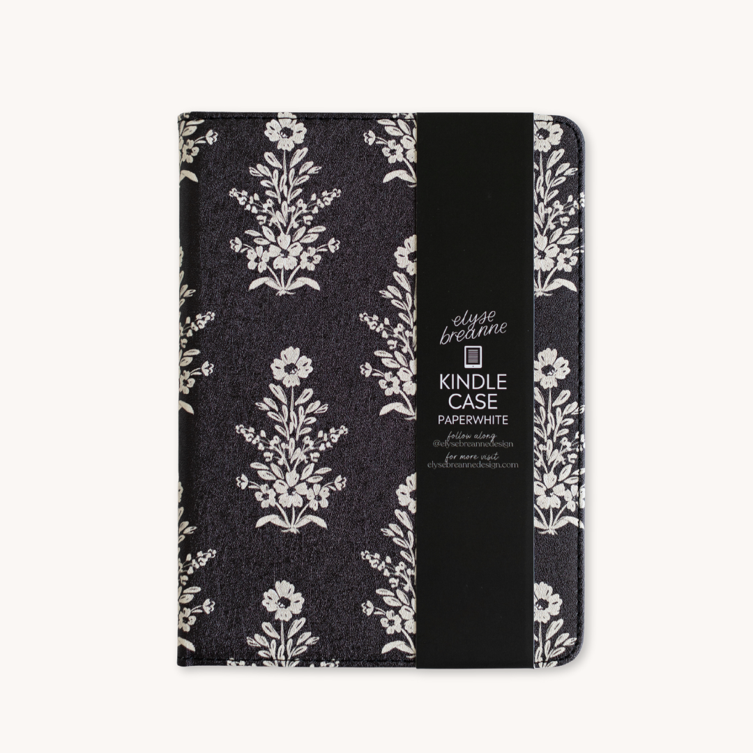 Midnight Damask Kindle Case | Bookish & Reading: Kindle Paperwhite (11th Generation)