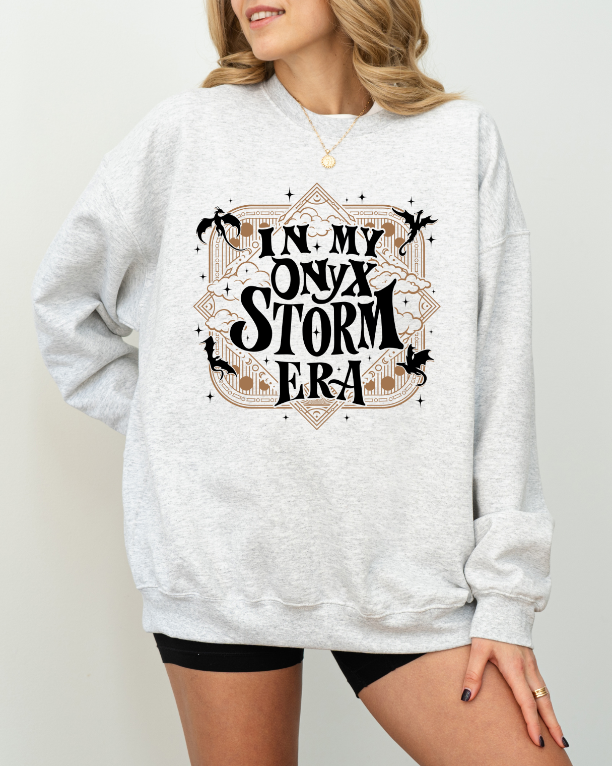 Black, M In my Onyx Storm era Sweatshirt