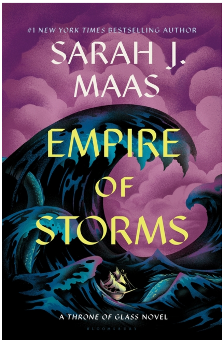 Empire of Storms - (Throne of Glass) by Sarah J Maas (Paperback)