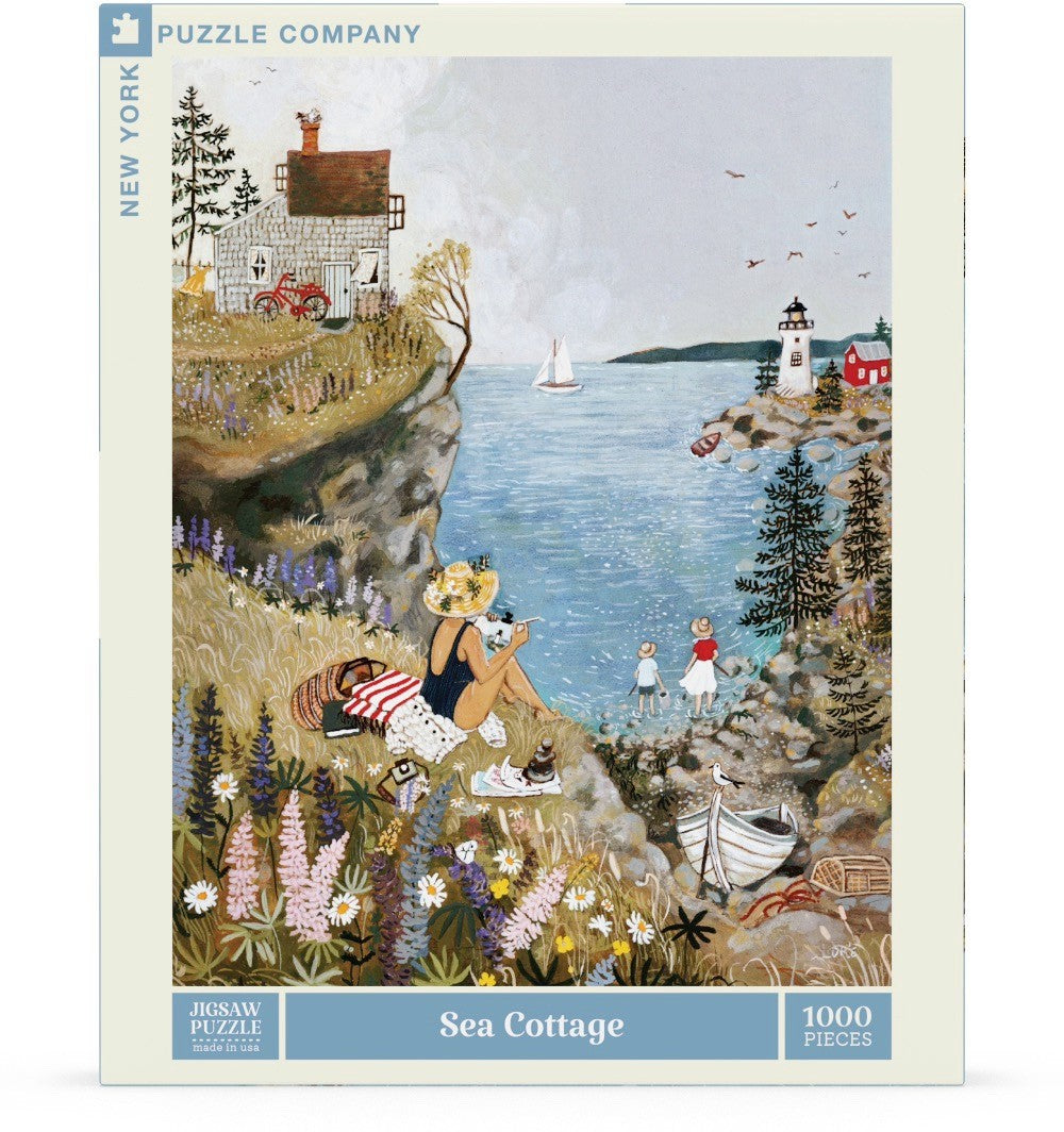 Puzzle Sea Cottage 1000 Piece Jigsaw Puzzle