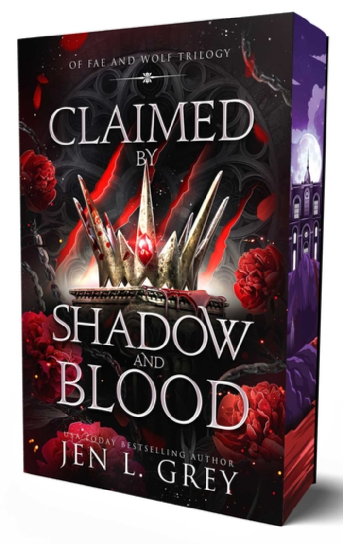 Claimed by Shadow and Blood - (Of Fae & Wolf Trilogy)  (Paperback)
