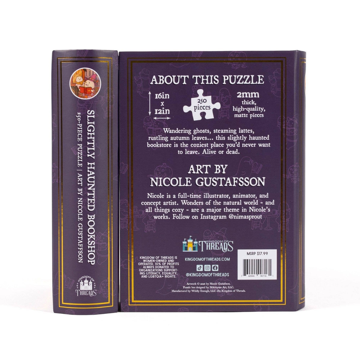 Slightly Haunted Bookshop Keepsake Puzzle
