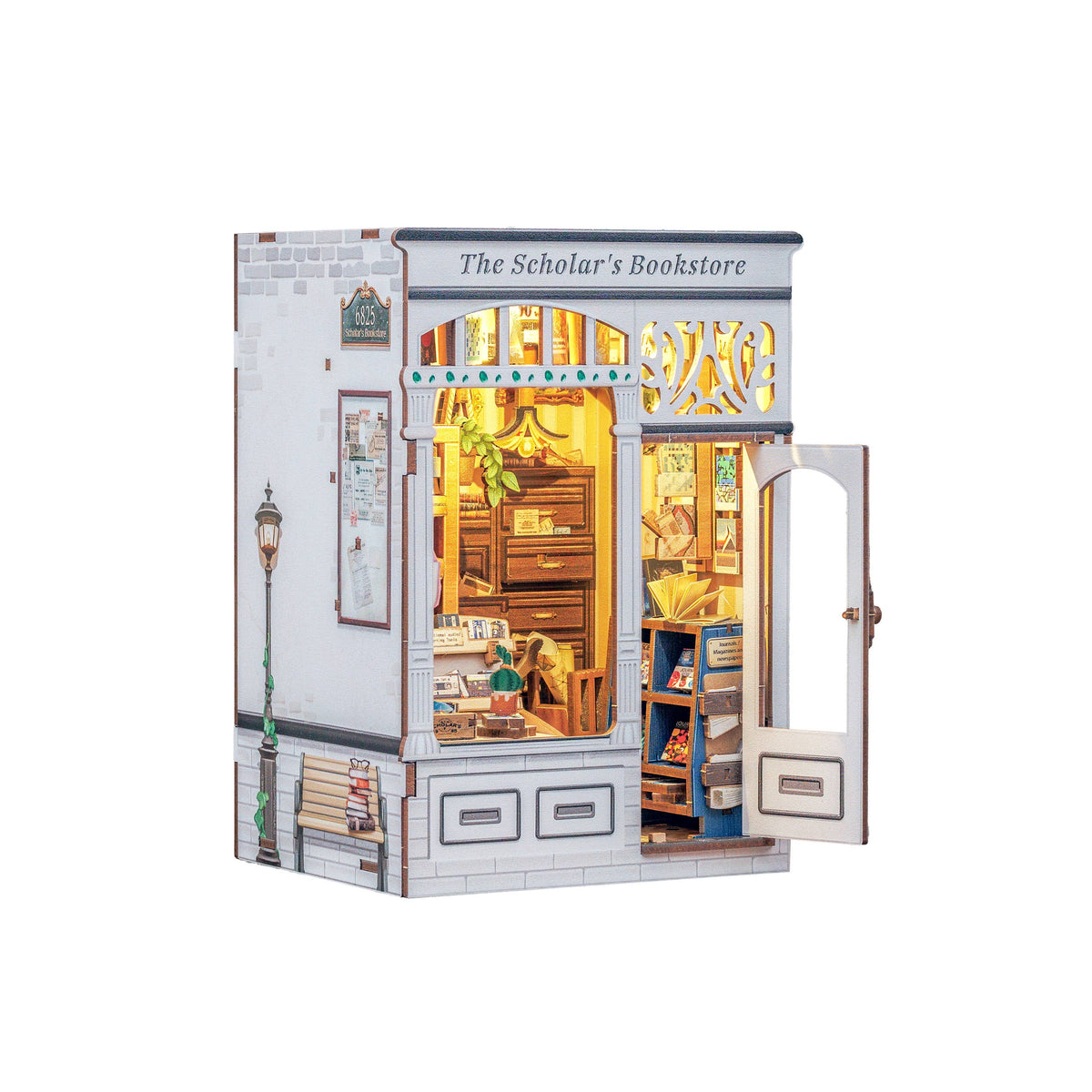 DIY Book Nook Kit: The Scholar's Bookstore