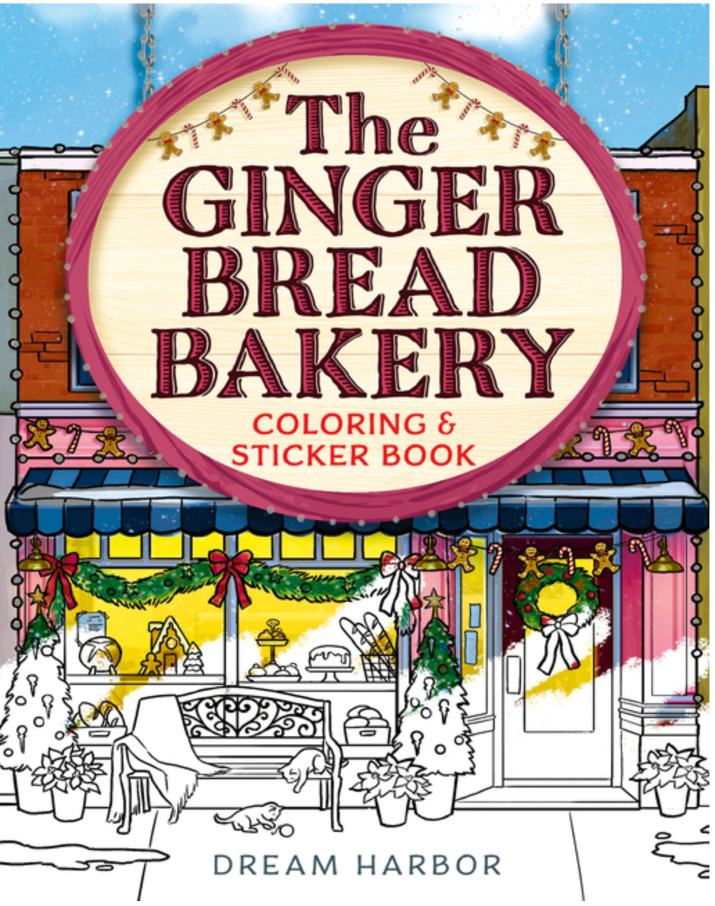 Gingerbread Bakery coloring book