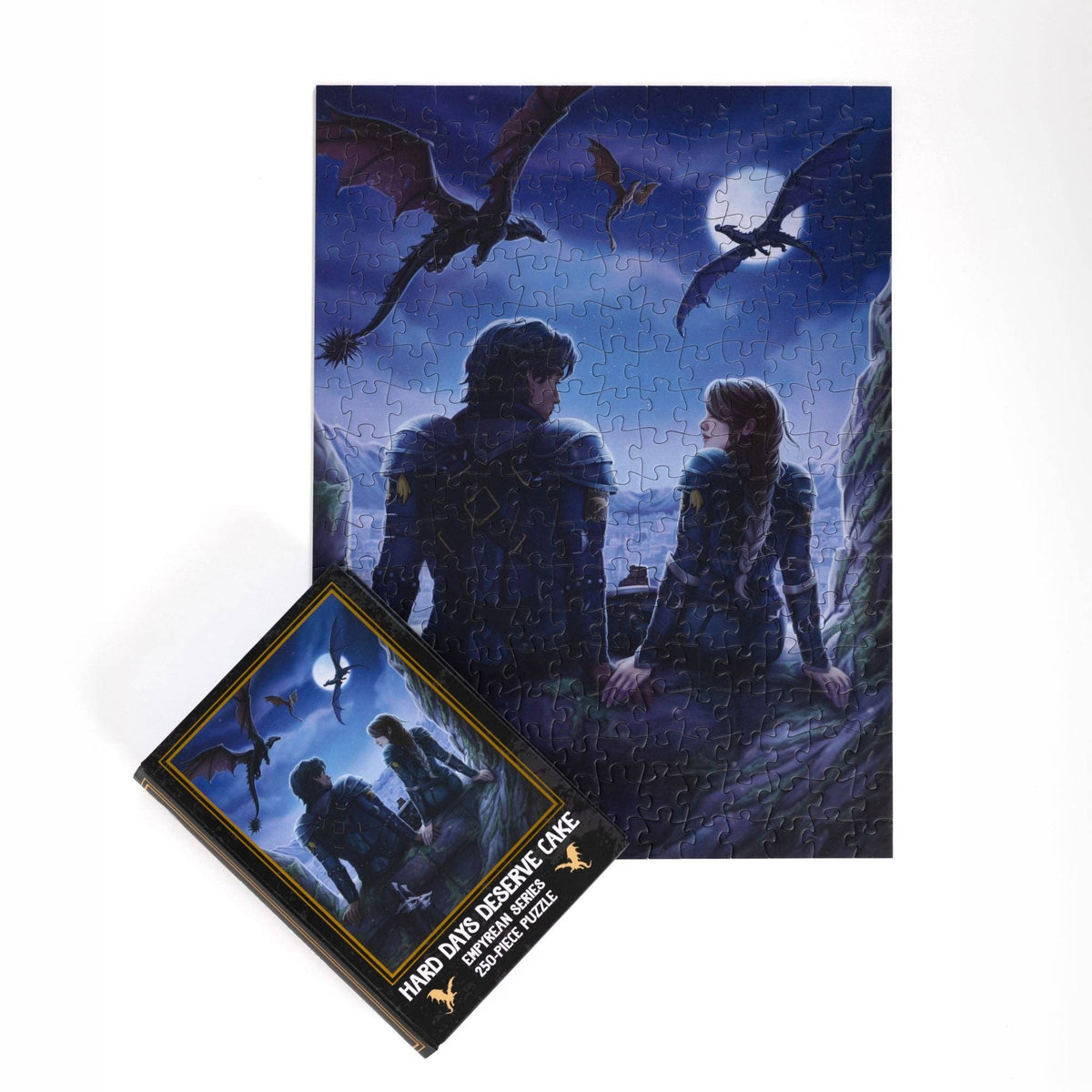 Hard Days Deserve Cake Keepsake Puzzle | Fourth Wing