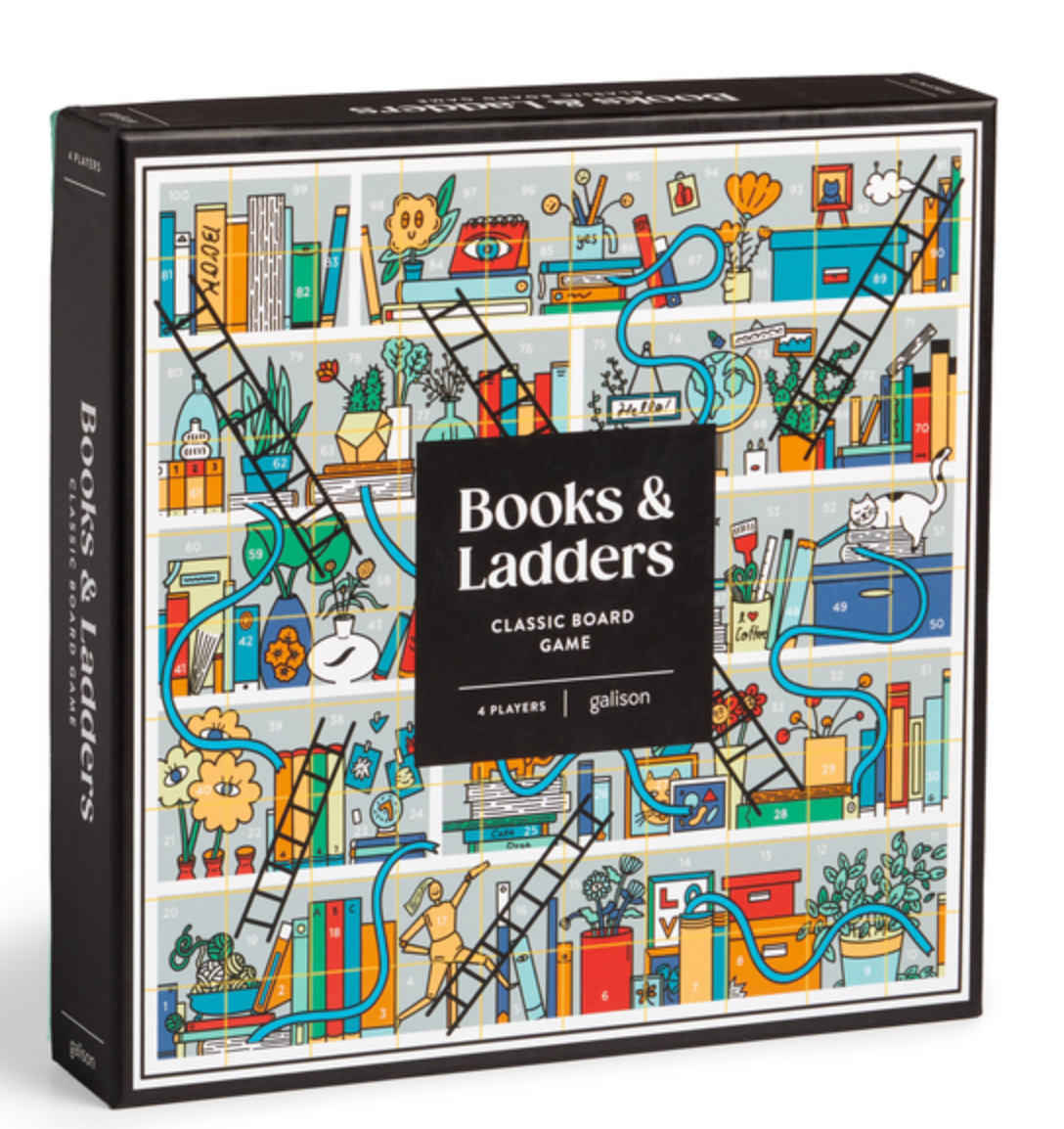 Books and Ladders Classic Board Game