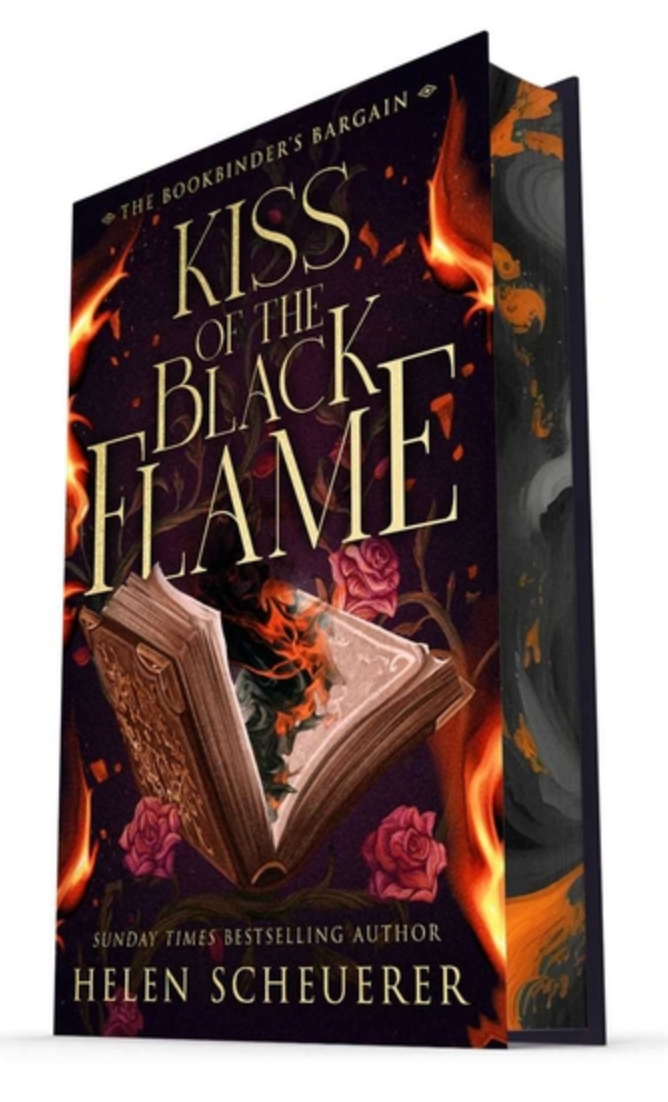 Kiss of the Black Flame - (the BookBinder's Bargain)  (Hardcover)