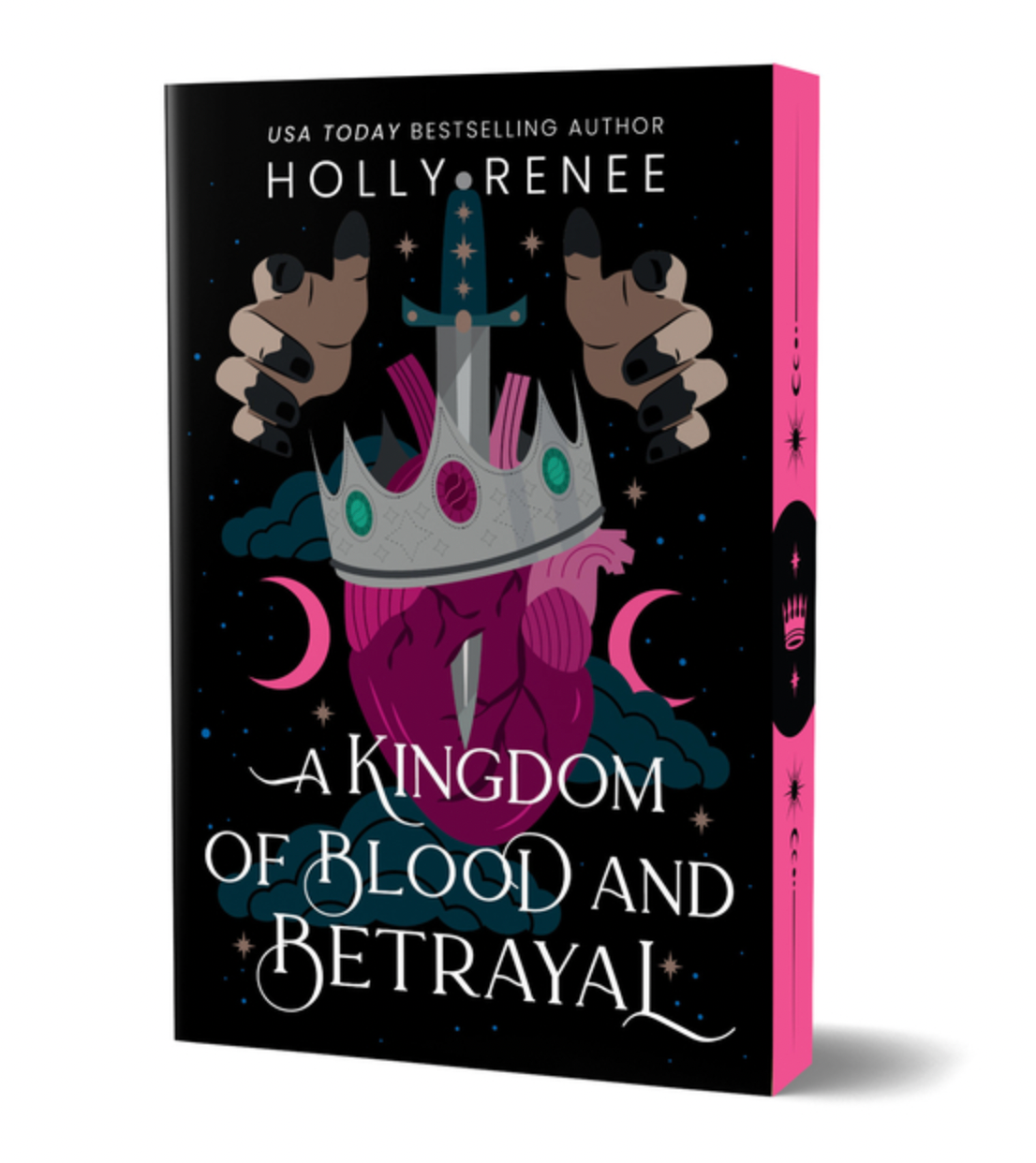 A Kingdom of Blood and Betrayal (Deluxe Edition) - (Stars and Shadows) by Holly Renee (Paperback)