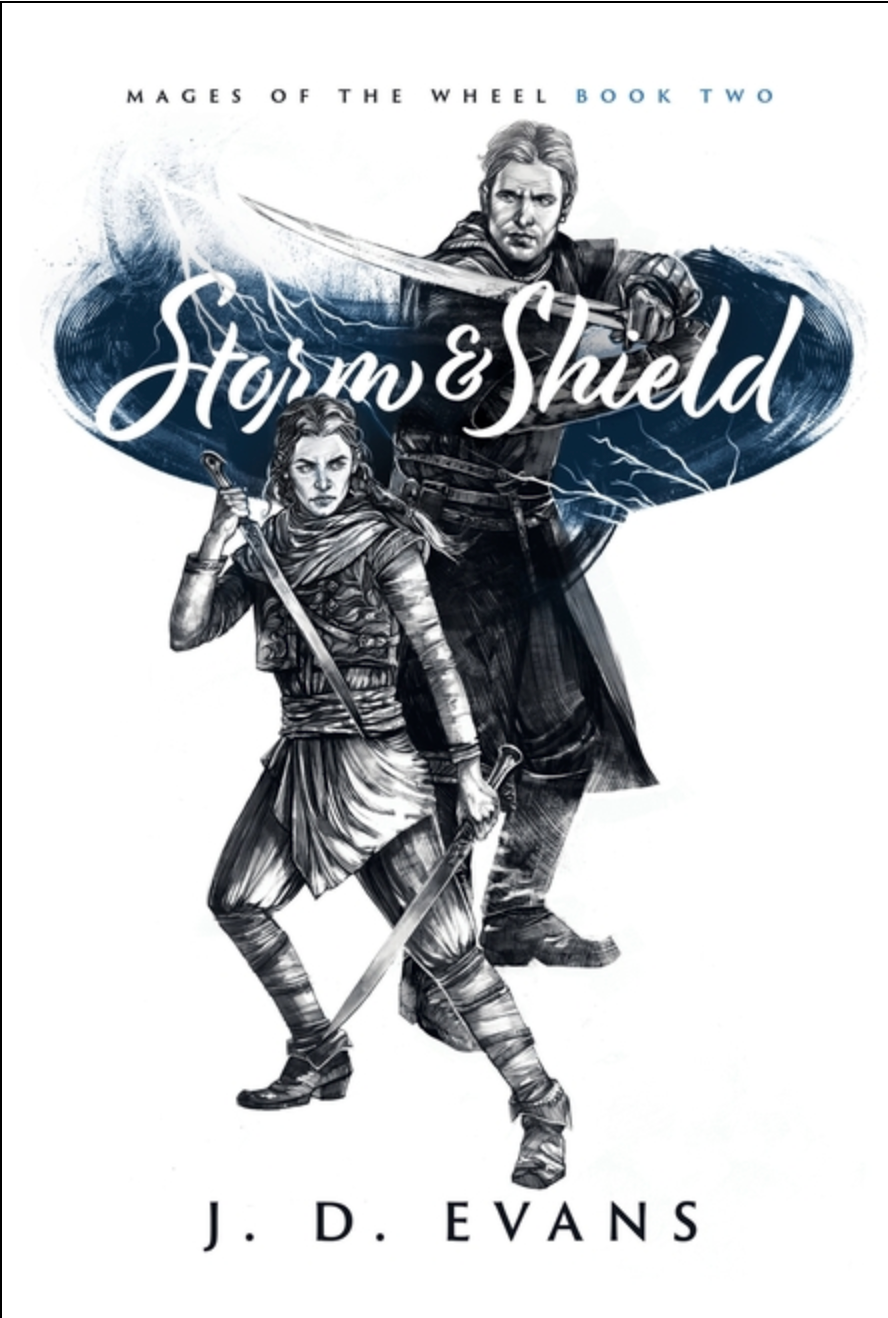Storm & Shield - (Mages of the Wheel) (Paperback)
