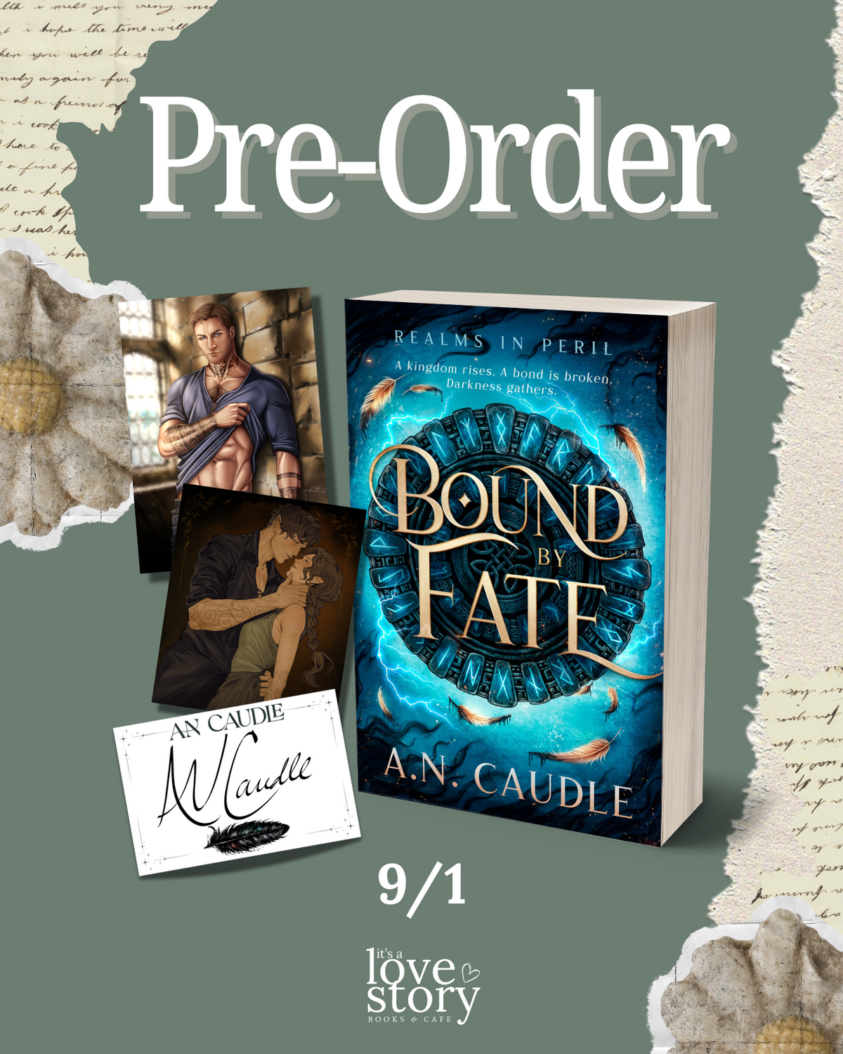 Bound by Fate - (Realms in Peril)  (Paperback)