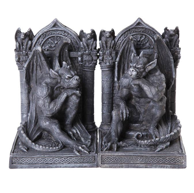 Gargoyle Bookend Set